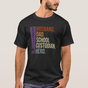 Mannen Janitor voor je school T-shirt