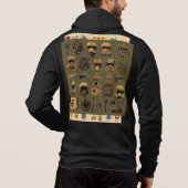 Mannen jas hoodie (Achterkant)