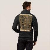 Mannen jas hoodie (Achterkant volledig)