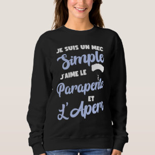Mannen Je Suis Un Mec Simple J'aime Le Paragente e Trui