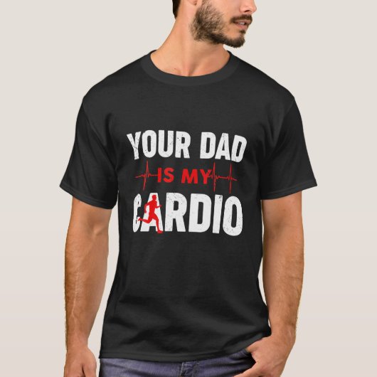 Mannen je vader is mijn hart t-shirt (Voorkant)