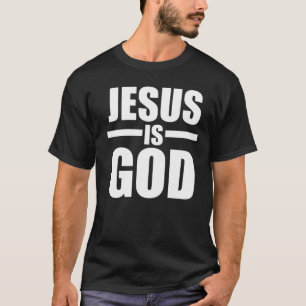 Mannen Jezus is God T- T-shirt