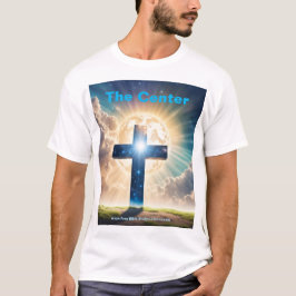 Mannen Jezus is het middelste kruis T-shirt