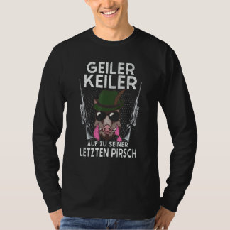 Mannen JGA Jager Jacht Jager Hertenjacht Nacht Jag T-shirt