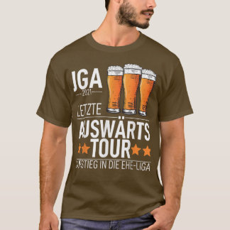 Mannen Jga Stag Night Team Bruidegom Laatste Vertr T-shirt