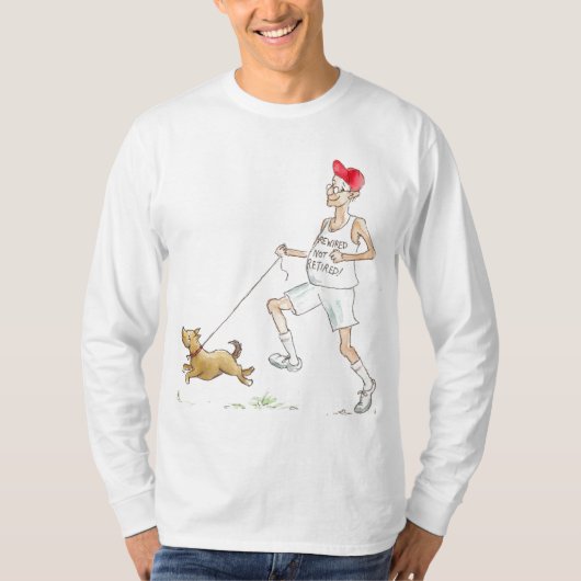 Mannen "Jogger" T-shirt (Voorkant)