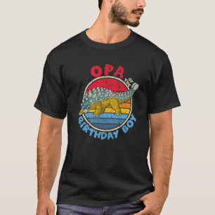 Mannen Jongen Birthday I Opa I Ankylosaurus I Fami T-shirt