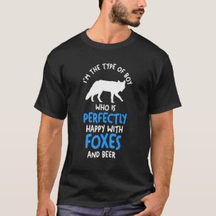 Mannen jongen die blij is met oxes 1 t-shirt