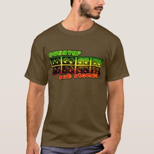 Mannen jongens DUBSTEP REGGAE DJ Dub T-shirt (Voorkant)