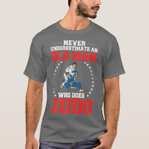 Mannen Judo-strijder trainingen Japanse krijgskuns T-shirt