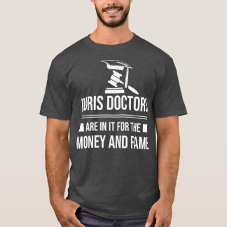 Mannen Juris Doctor in de Rechtsbevoegdheid Geldre T-shirt