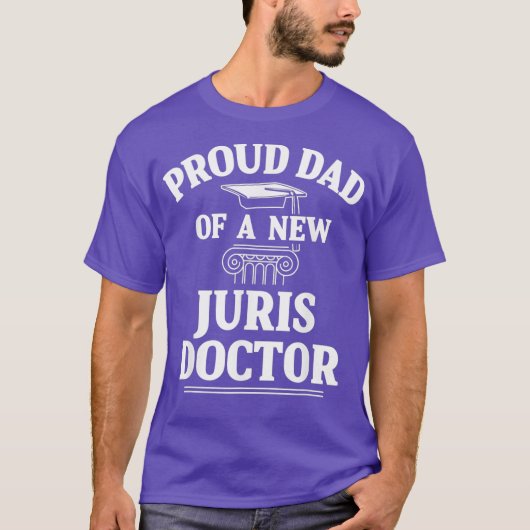 Mannen Juris Doctor in de Rechtsbevoegdheid T-shirt (Voorkant)