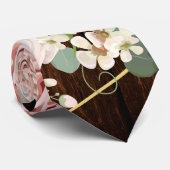 Mannen jurk Stropdas geometrische tuin Roos schuur (Opgerold)