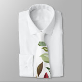 Mannen Jurk Stropdas Wit Roses Goud Geometrisch Bl (Gebonden)