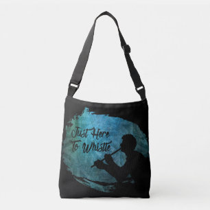 Mannen 'Just here to klokle' dwarshag Crossbody Tas