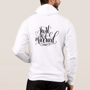 Mannen Just Married Hoodie