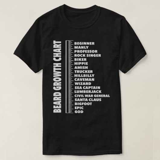 Mannen kaart met boomgroei lengte Ruler Cute Joke T-shirt (Design voorkant)