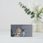 Mannen Kaart met korting van 50 % (Staand voorkant)