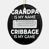 Mannen Kaart spelregels Wieg van raad van bestuur Keramisch Ornament (Links)