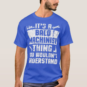 Mannen kale machiniste merch grappige grote gesche t-shirt