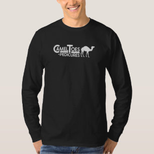 Mannen kameel tenen pedicures sarcastische volwass t-shirt