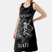 Mannen kapitein Pap Pirate Funny Vaderdag Sailor Schort (Insitu)