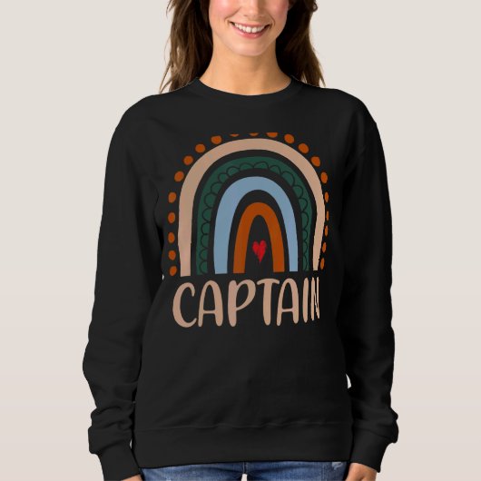 Mannen kapitein Rainbow Boho Rainbow kapitein Cool Trui (Voorkant)