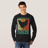 Mannen kapper als een gewone vader t-shirt (Voorkant volledig)