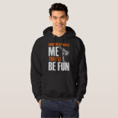 Mannen Karate Martial onderschat me dat het goed z Hoodie (Voorkant volledig)