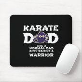 Mannen karate pa als een normale vader Warrior Fun Muismat (Met muis)