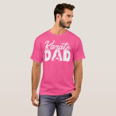 Mannen Karate Papa Shirt Grappig Karate Papa Vader (Voorkant volledig)