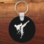 Mannen Karate Shirt Sleutelhanger (Voorkant)