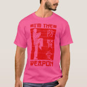 Mannen Karateka Ninja Taekwondo I'm The Weapon Kar T-shirt (Voorkant)