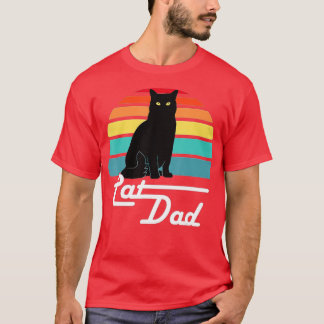 Mannen kat pap -  stollingsleef t-shirt