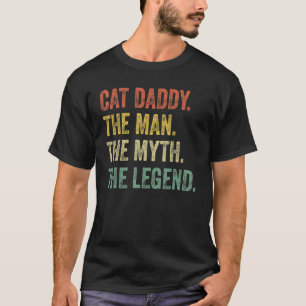 Mannen  Kat Papa Kat Papa Man Myth Legend R T-shirt