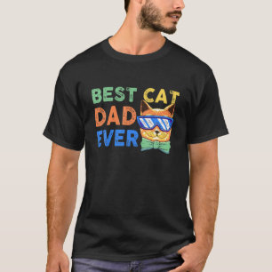 Mannen kat vader beste kat vader vader ooit vader  t-shirt