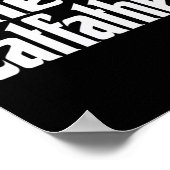 Mannen kat vader Kat vader vaderdag Meow Feline Poster (Hoek)