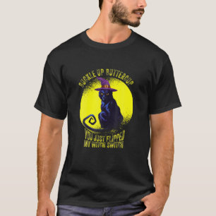 Mannen Kat Veiligheidsgordel Om Botervlinder Je He T-shirt