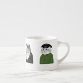 MANNEN KATTEN Espresso Cup Kop (Rechts)