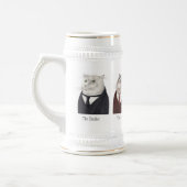 MANNEN KATTEN Stein + Tekst Bierpul (Links)