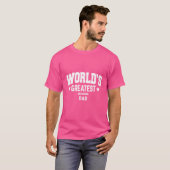 Mannen Keeshond Dog Dad Pet Theme T-shirt (Voorkant volledig)
