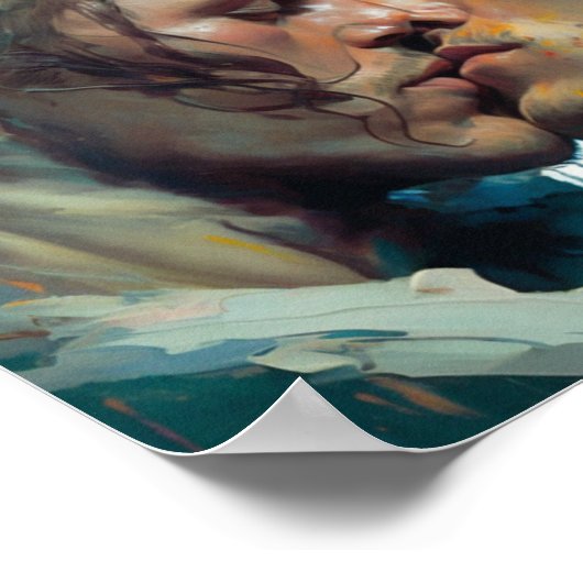 Mannen Kening Poster (Hoek)