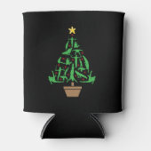 Mannen kerst met gymnastiek blikjeskoeler (Voorkant)