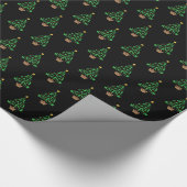 Mannen kerst met gymnastiek cadeaupapier (Hoek)