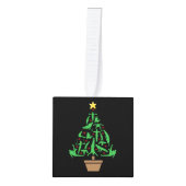 Mannen kerst met gymnastiek decoratie (Voorkant)