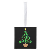 Mannen kerst met gymnastiek decoratie (Rechts)