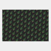 Mannen kerst met gymnastiek inpakpapier vel (Voorkant 3)