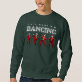 Mannen kerst Trump Dancing Sweatshirt (Voorkant)