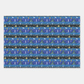 Mannen kerstboom met gymnastiek inpakpapier vel (Voorkant 2)