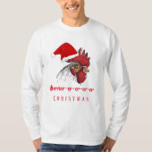 Mannen kerstfeest Shirt Merrier-er-er-er kerstmis (Voorkant)